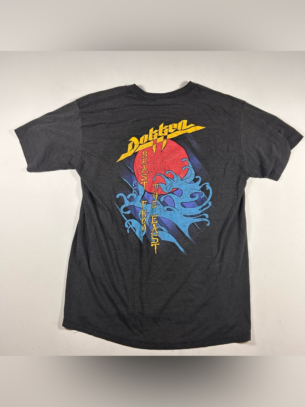 Dokken Vintage 80s Beast From The East Concert Shirt Size Medium
